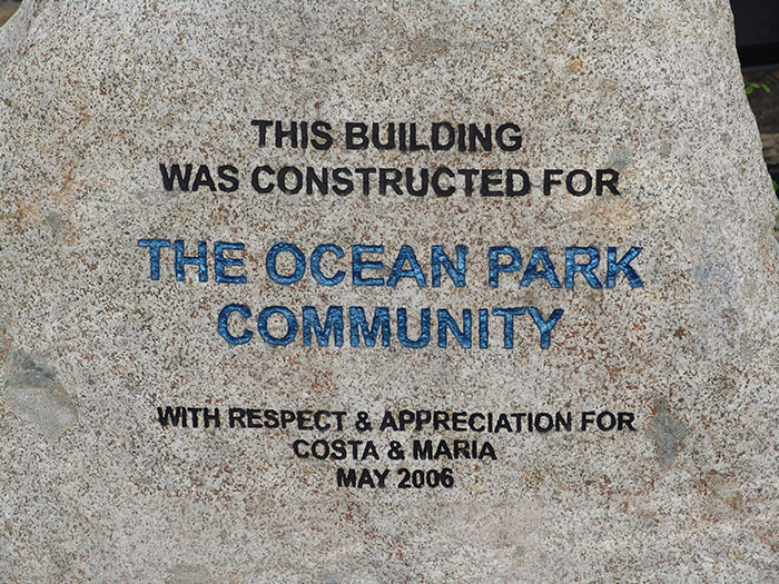 This building was constructed for The Ocean Park Community